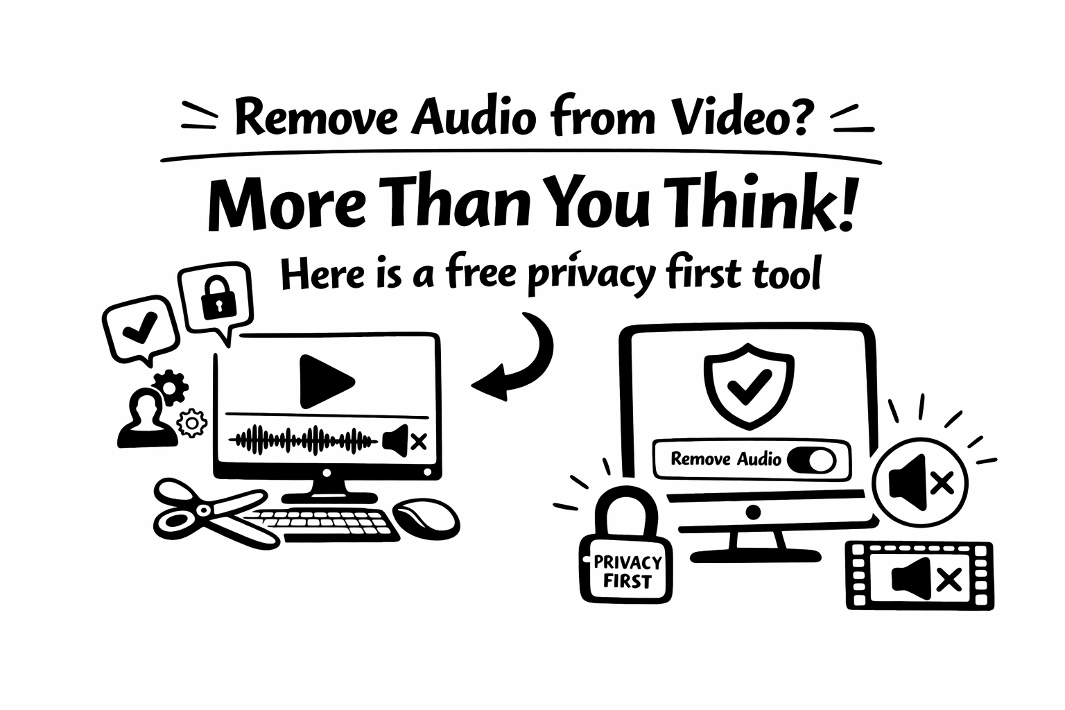 Reasons to remove audio from video: protecting privacy, avoiding copyright issues, eliminating background noise, and optimizing for social media