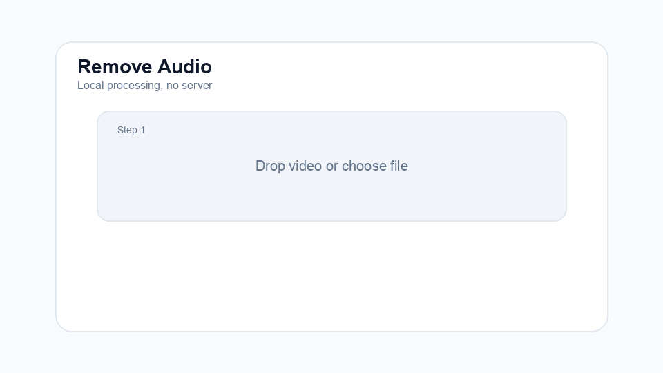 Recorrido animado que muestra un archivo añadido, procesado y descargado.